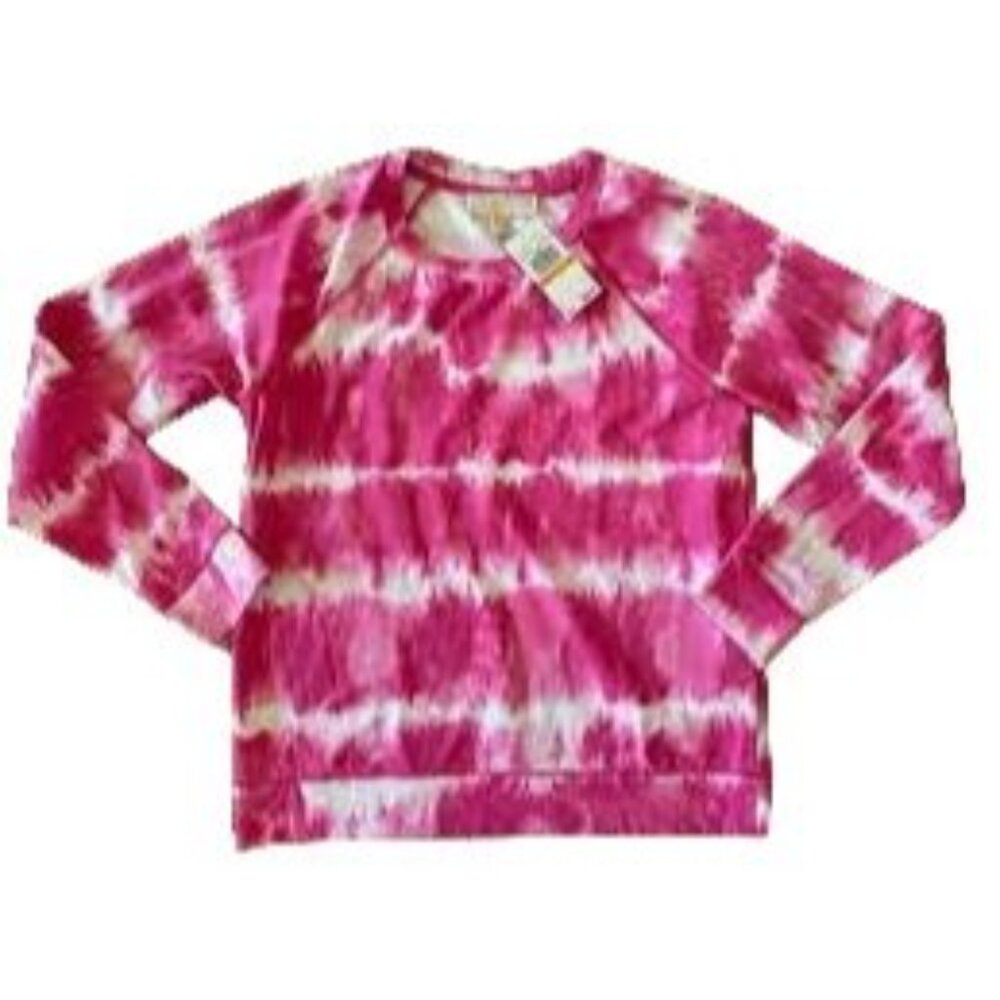 Michael Kors Tie Dye Pullover Top in Electric Pink - Picture 3 of 9